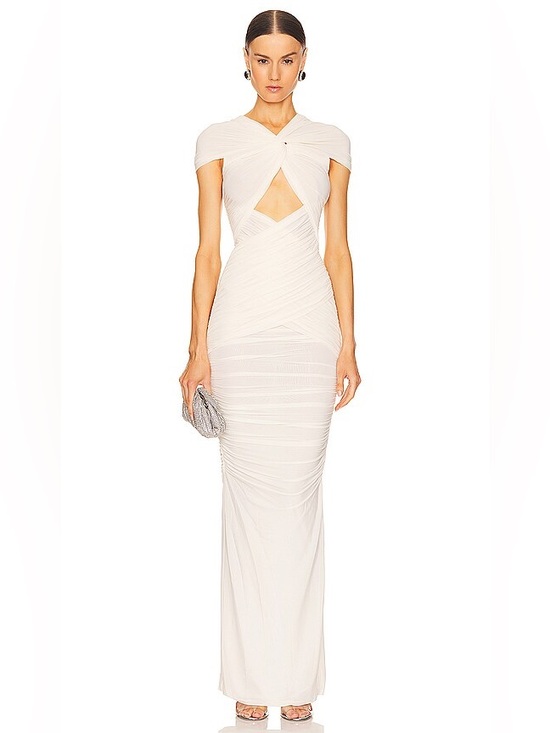 Ronny Kobo Collection Dresses & Skirts - Ronny Kobo Nasha Dress in Ivory